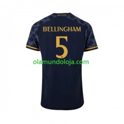 Camisola Real Madrid Jude Bellingham 5 Homem Equipamento Segundo 2023-2024 Manga Curta